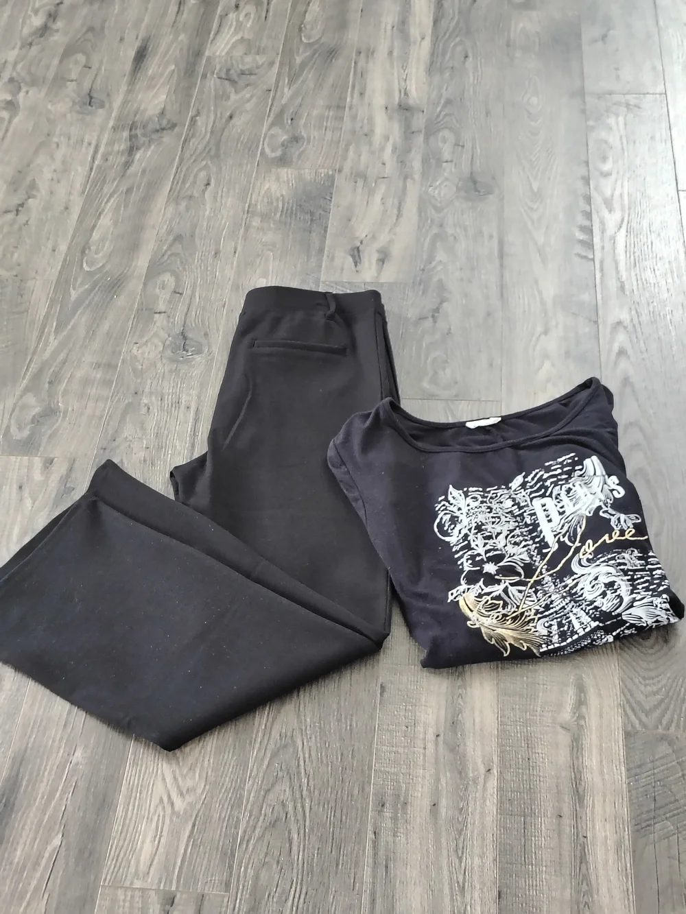 Ultra-Stretch Ponte Bootcut Black Pants Quince - Women's Size Large NWT - Picture 13 of 14